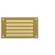 AIR VENTILATION GRILLE COVER  5x8.5cm / GOLD